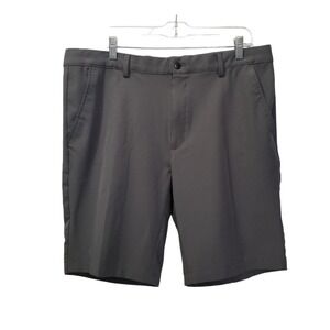 Greg Norman Shorts Mens Size 36 Gray Casual‎ Flat Front Golf 10" inseam